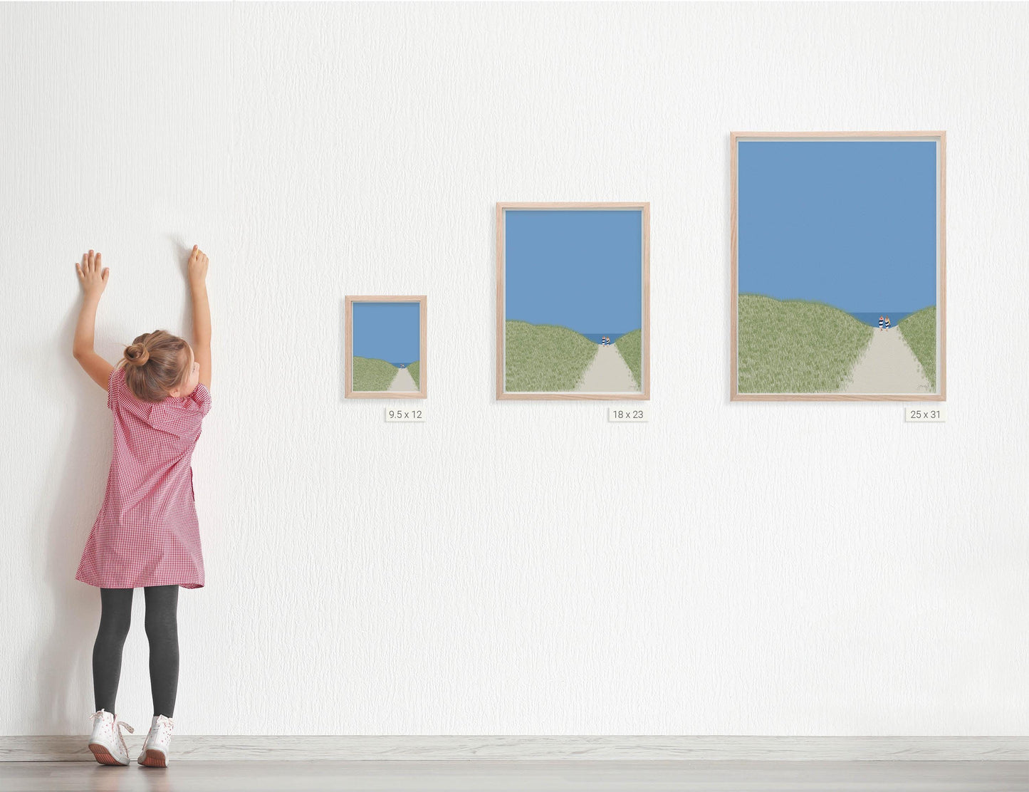 Daughters in Beach Dunes - Unframed or Framed - 240804