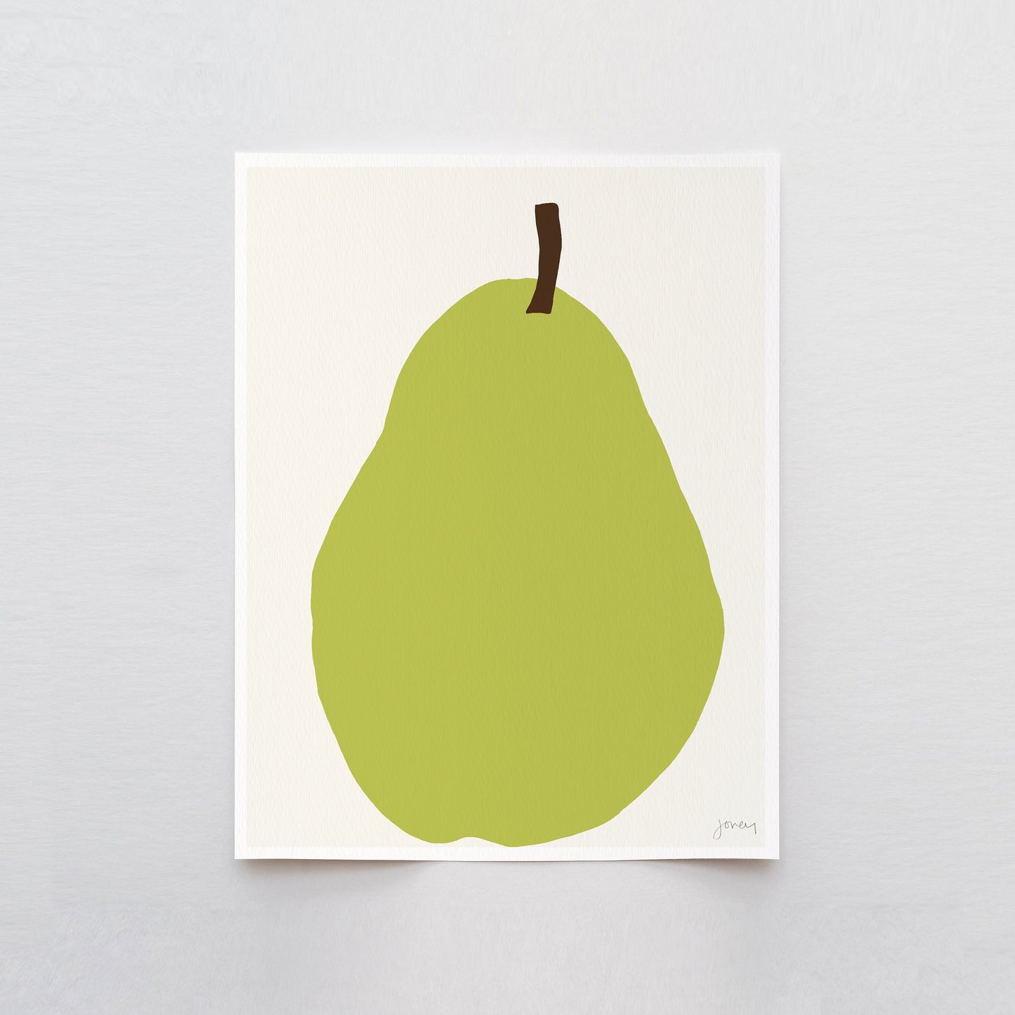 Bartlett Pear Art Print - Unframed or Framed - 121212