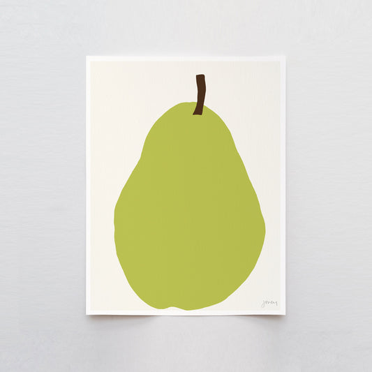 Bartlett Pear Art Print - Unframed or Framed - 121212
