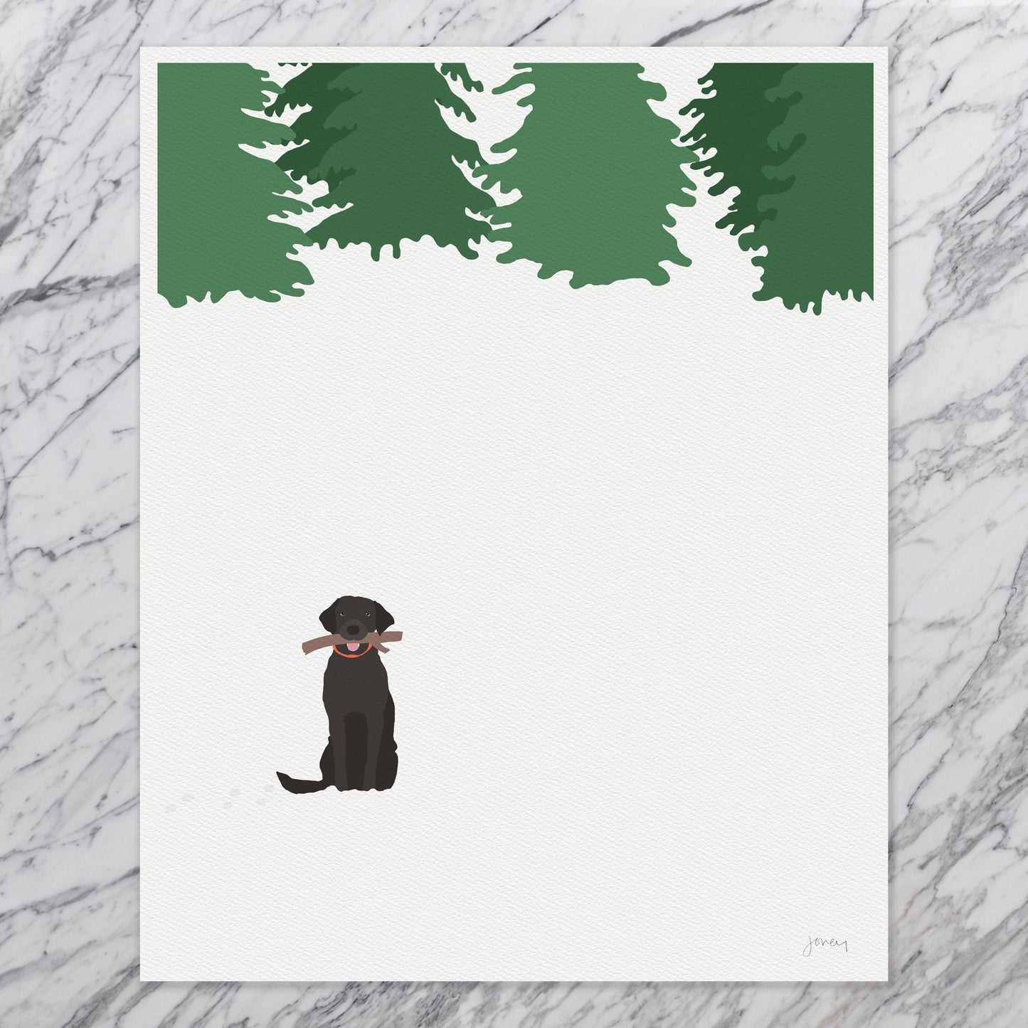 Black Lab Art Print - Unframed or Framed - 230128
