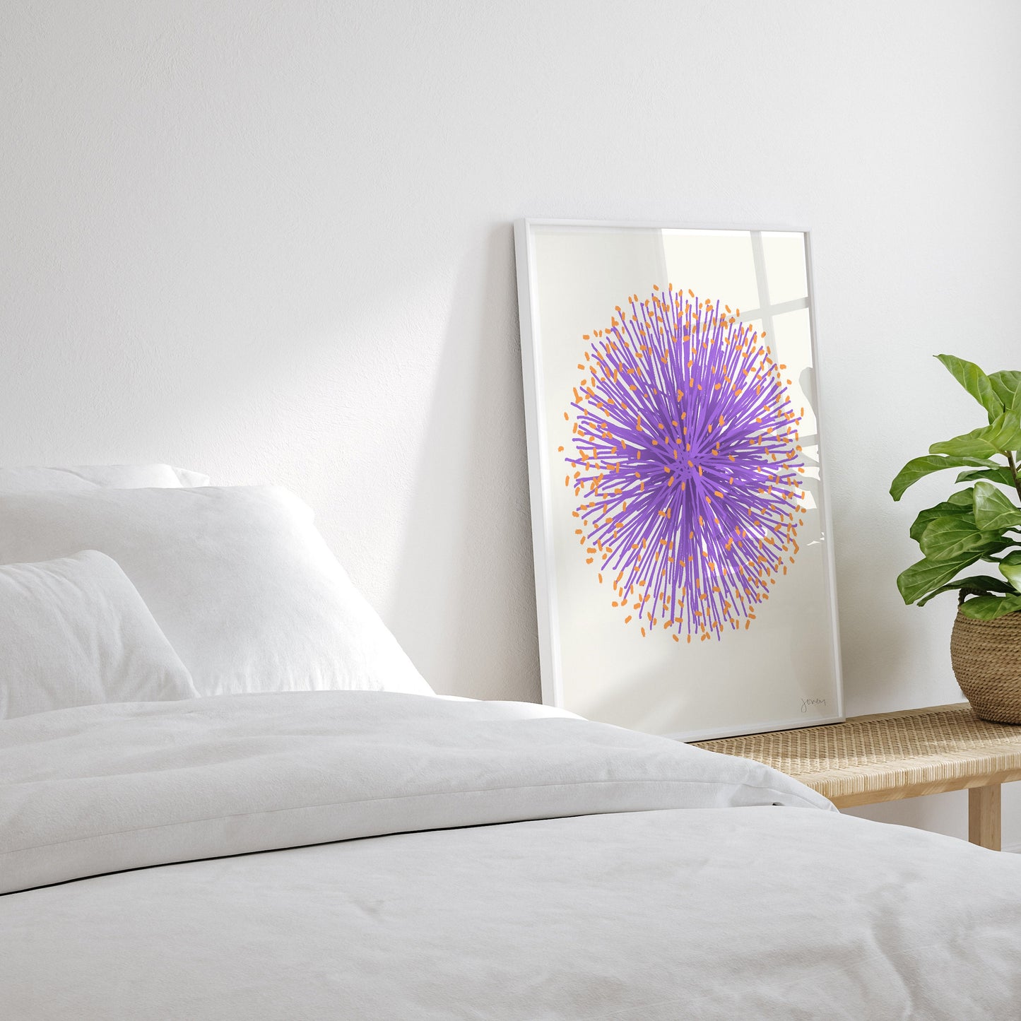 Mimosa Flower Art Print - Unframed or Framed - 110705