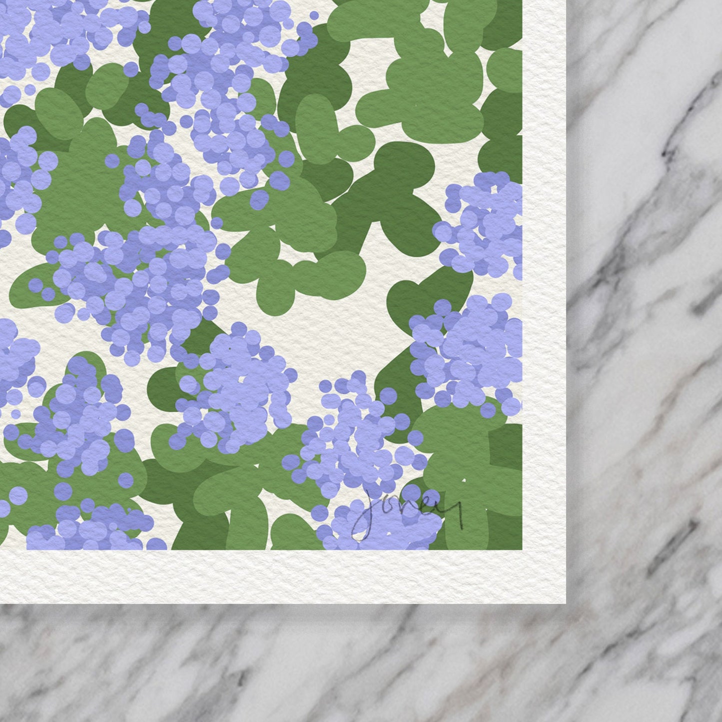 Bees and Rosemary Art Print- Unframed or Framed - 140318