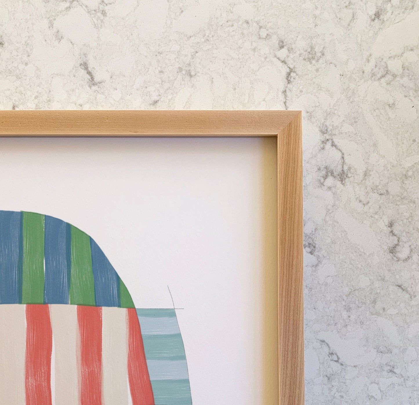 Striped Abstract Art Print - Unframed or Framed - 170914