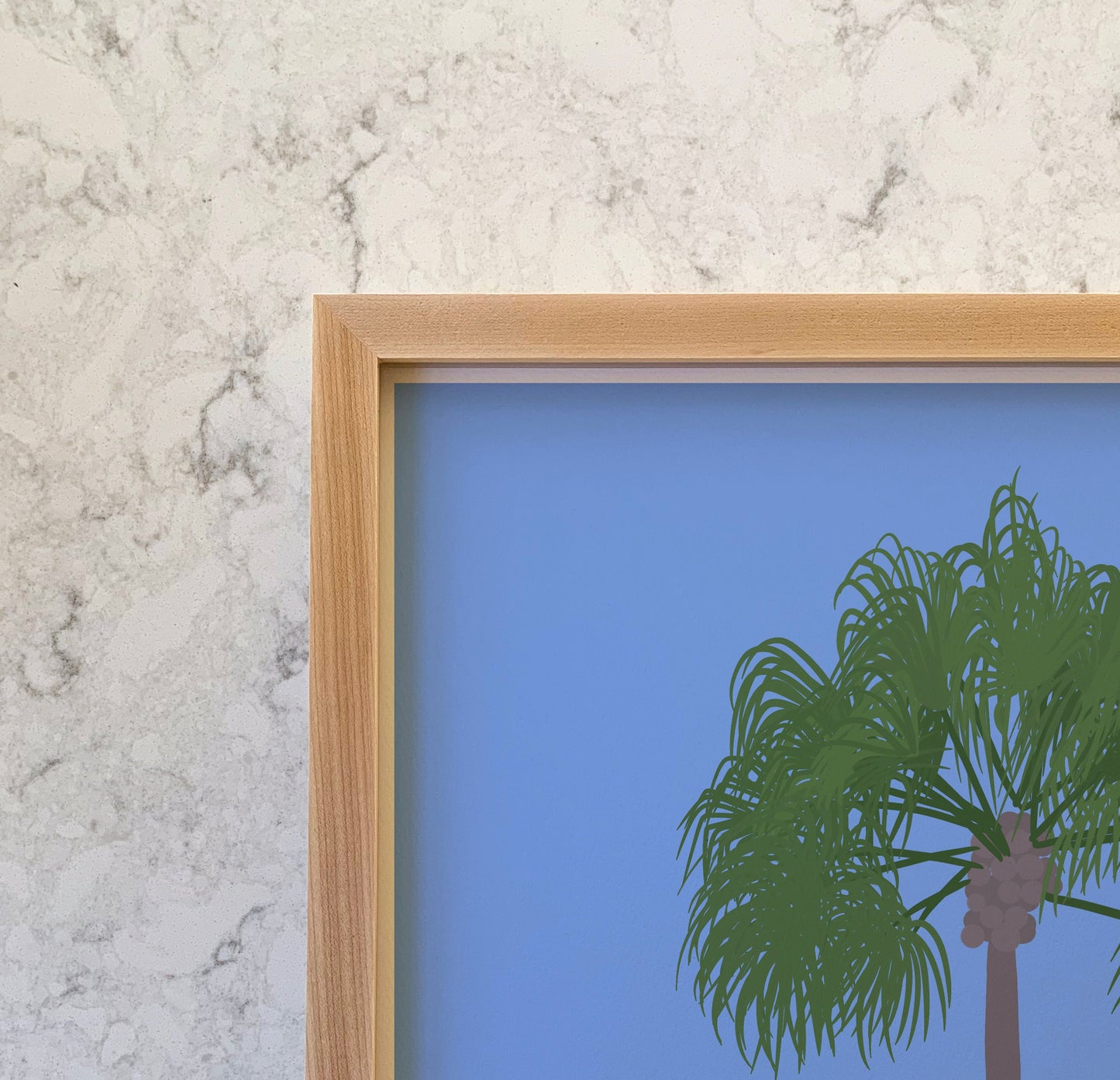 Mexican Fan Palms Trees Art Print - Unframed or Framed - 210906