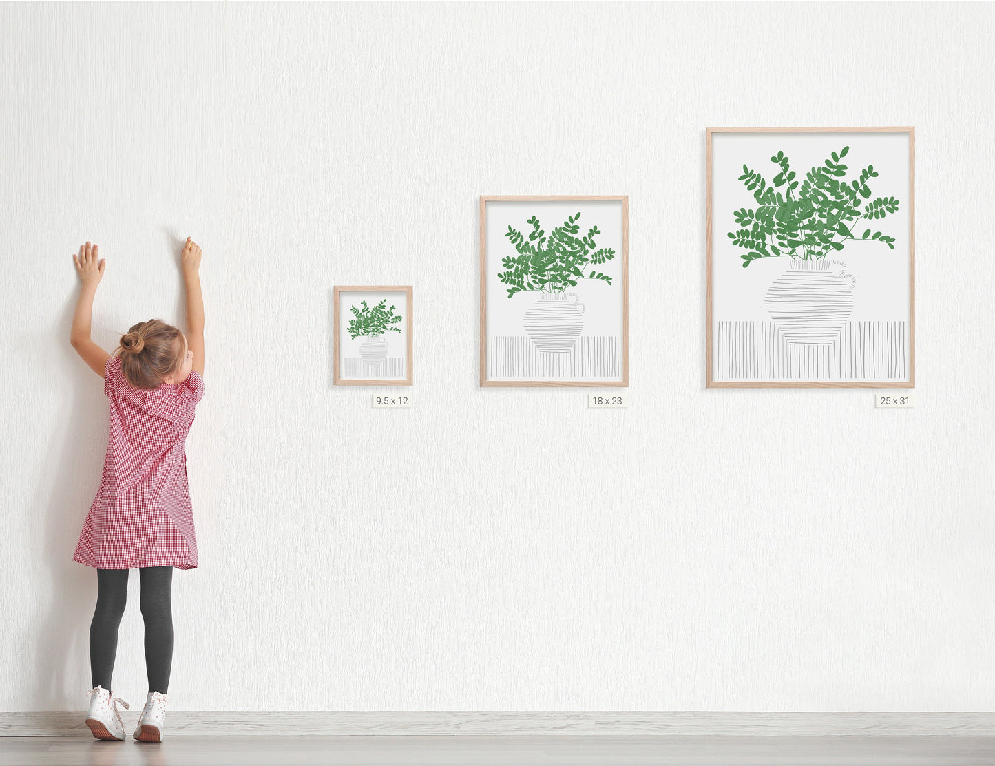 Acacia Leaves Still Life Art Print - Unframed or Framed - Botanical Home Decor - 200804