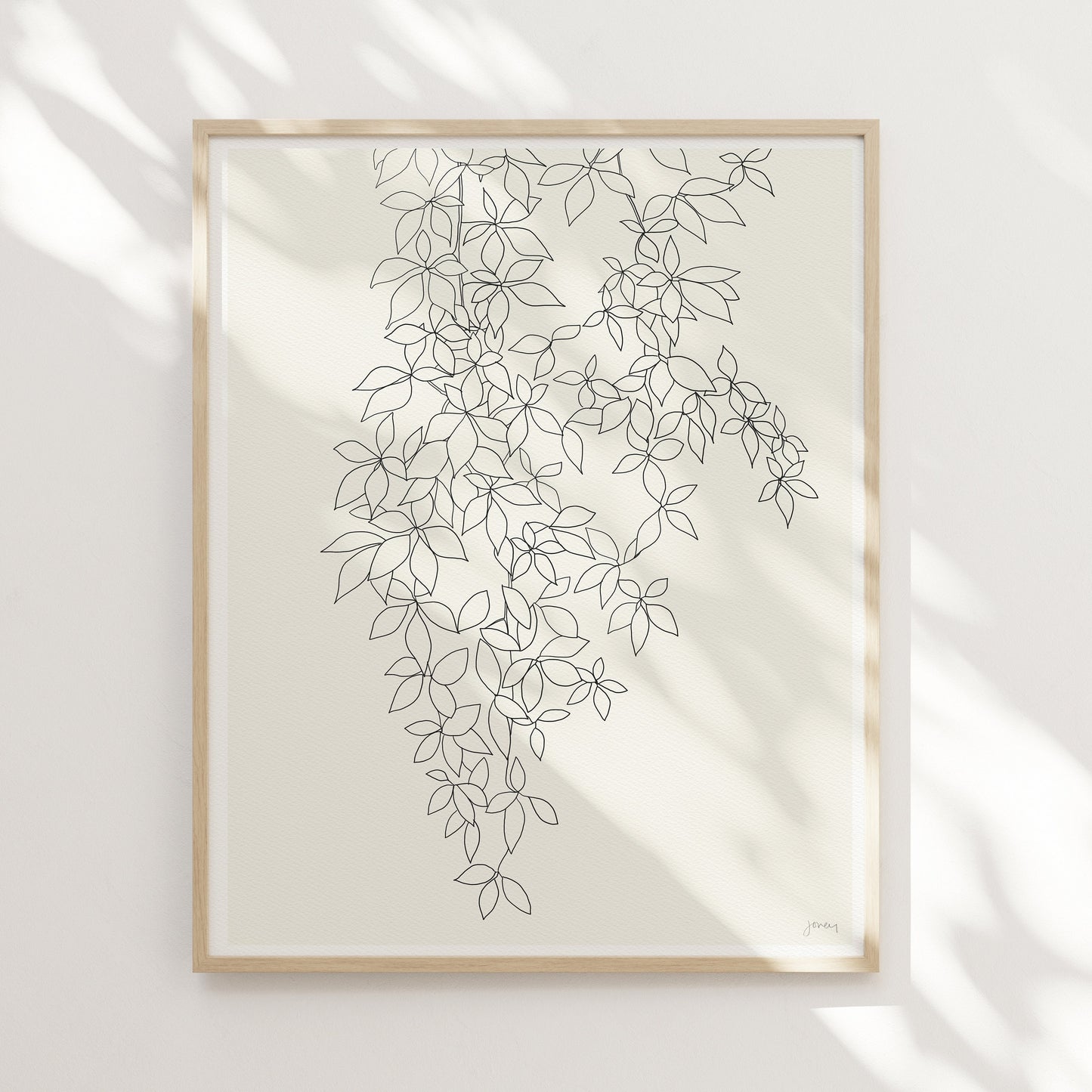 Botanical Line Drawing Art Print - Unframed or Framed -140905
