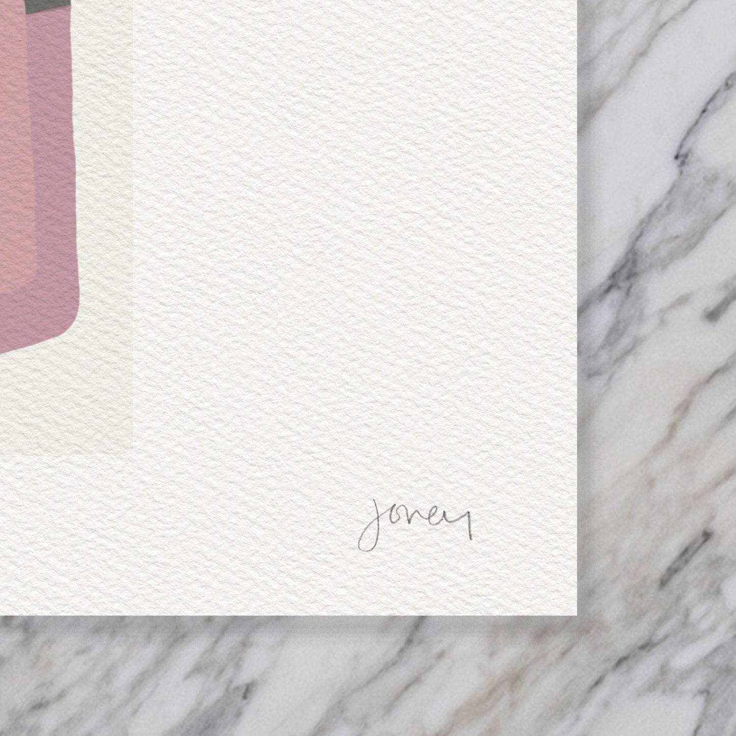 Colorful Shapes Abstract Art Print - Unframed or Framed - 180613