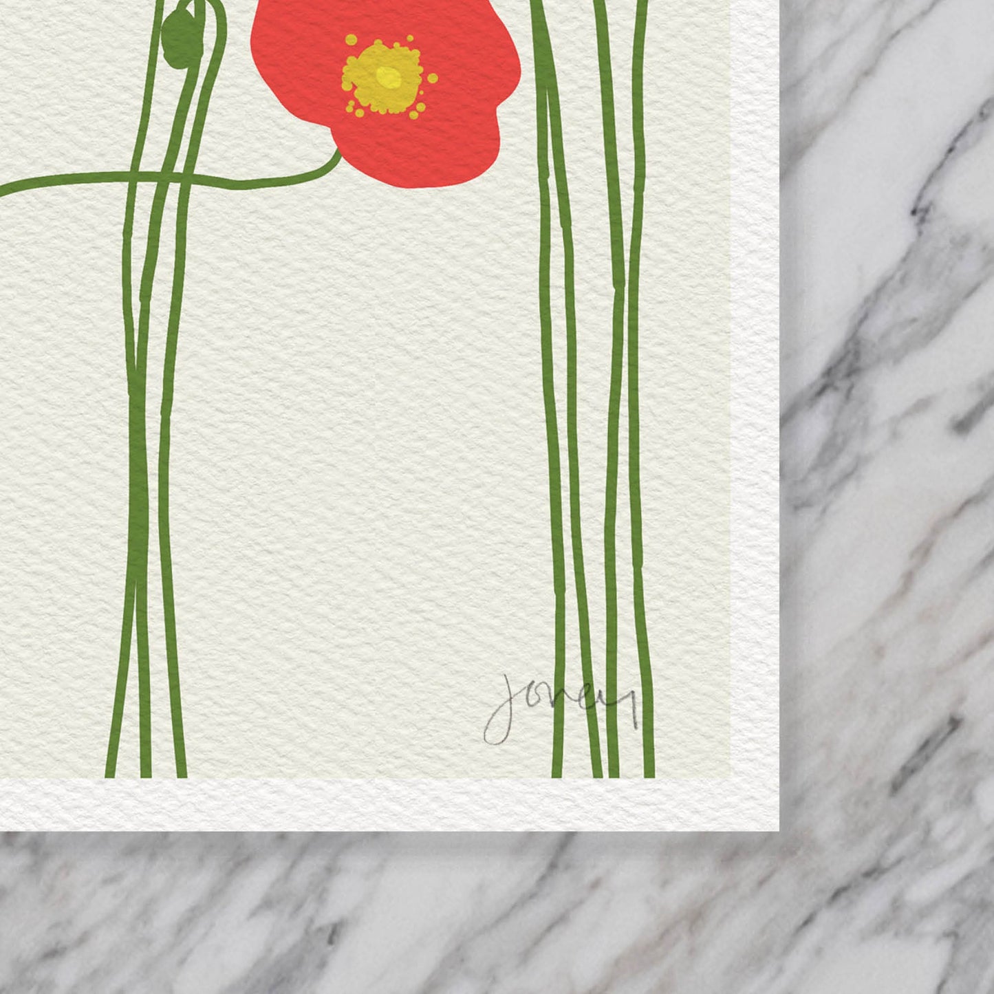 Icelandic Poppies Art Print - Unframed or Framed - 130416