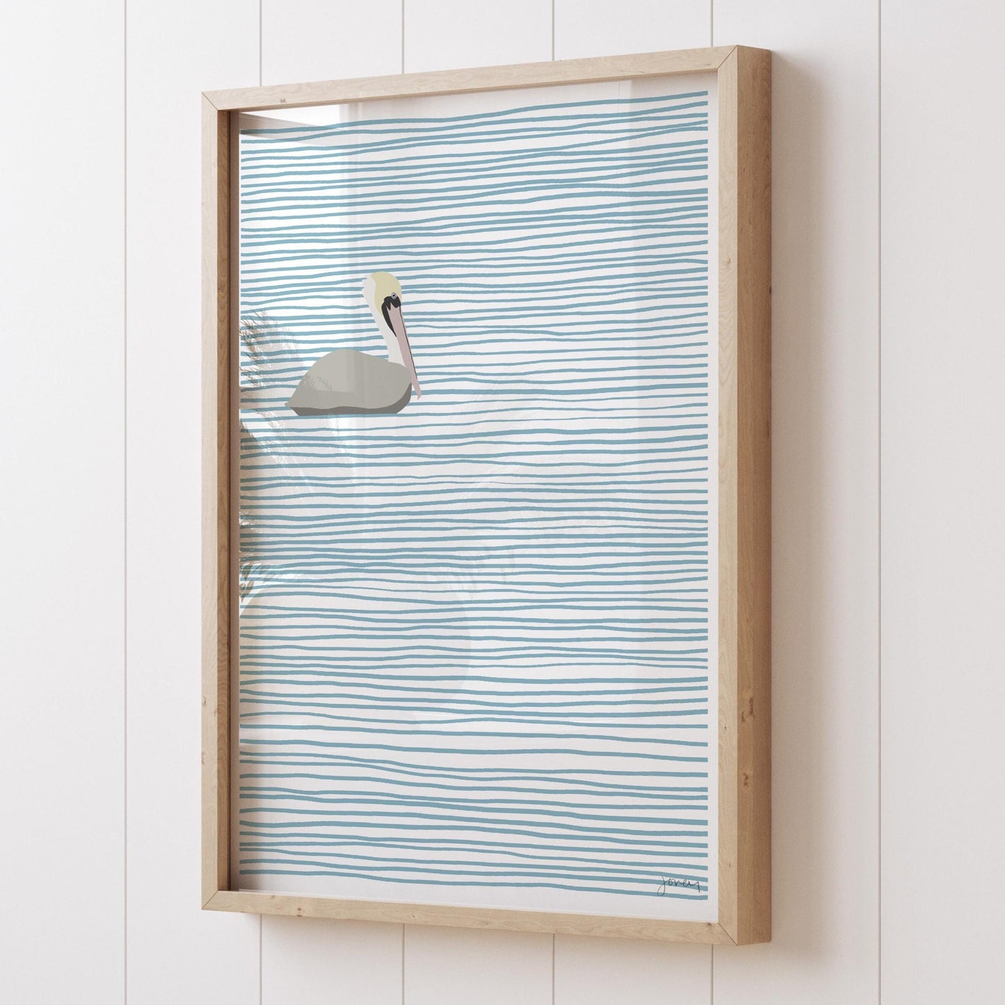 Pelican Art Print - Unframed or Framed - 230402