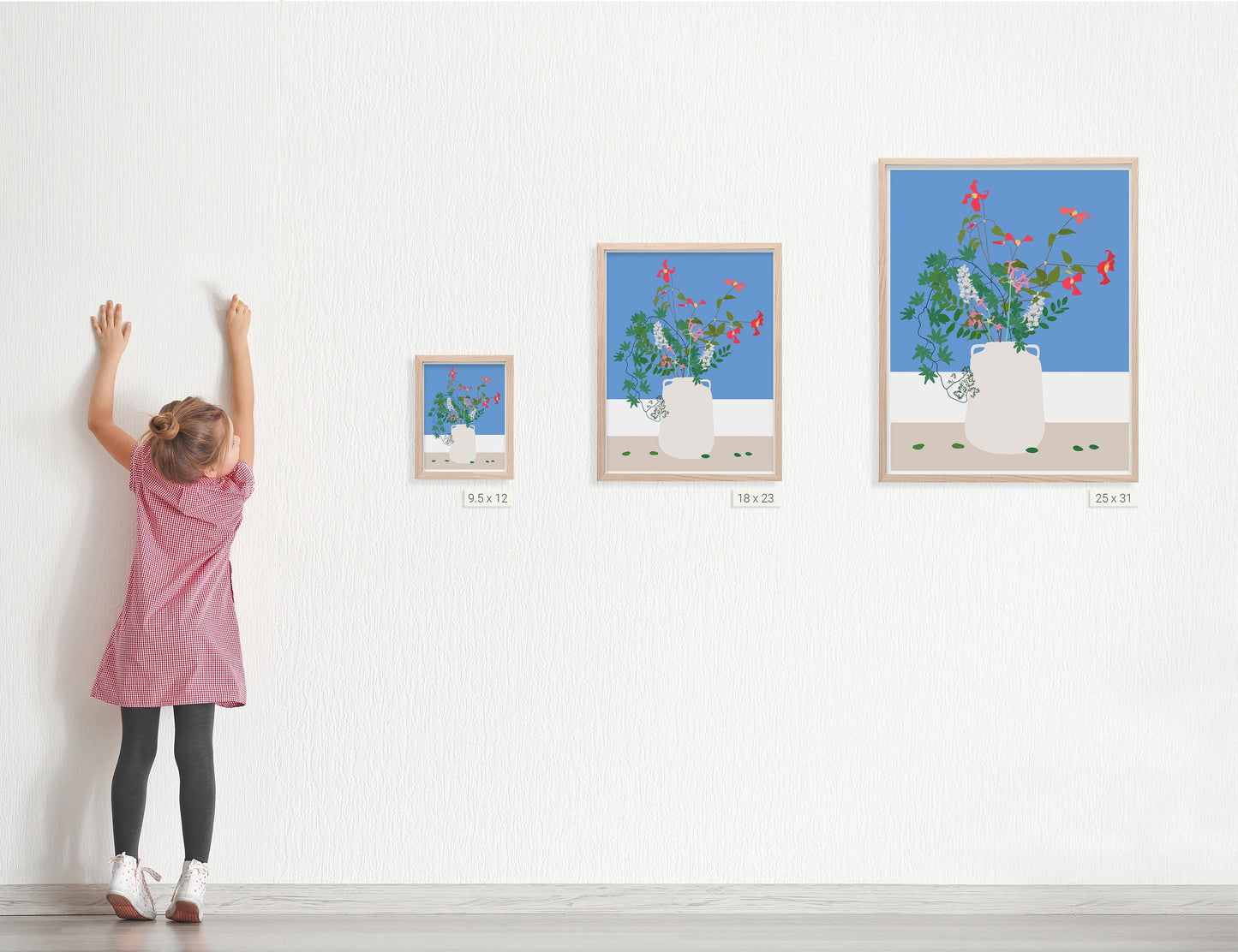 Clematis Abstract Still Life Art Print - Unframed or Framed - 210331