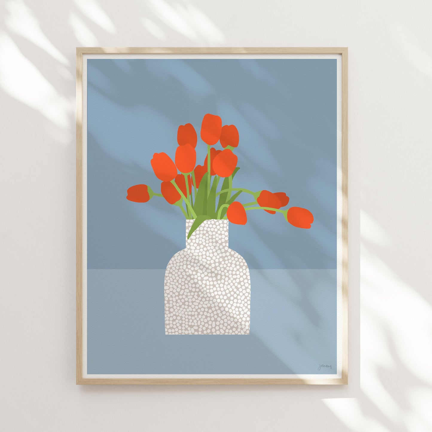 Tulips Still Life Art Print - Unframed or Framed - 250117