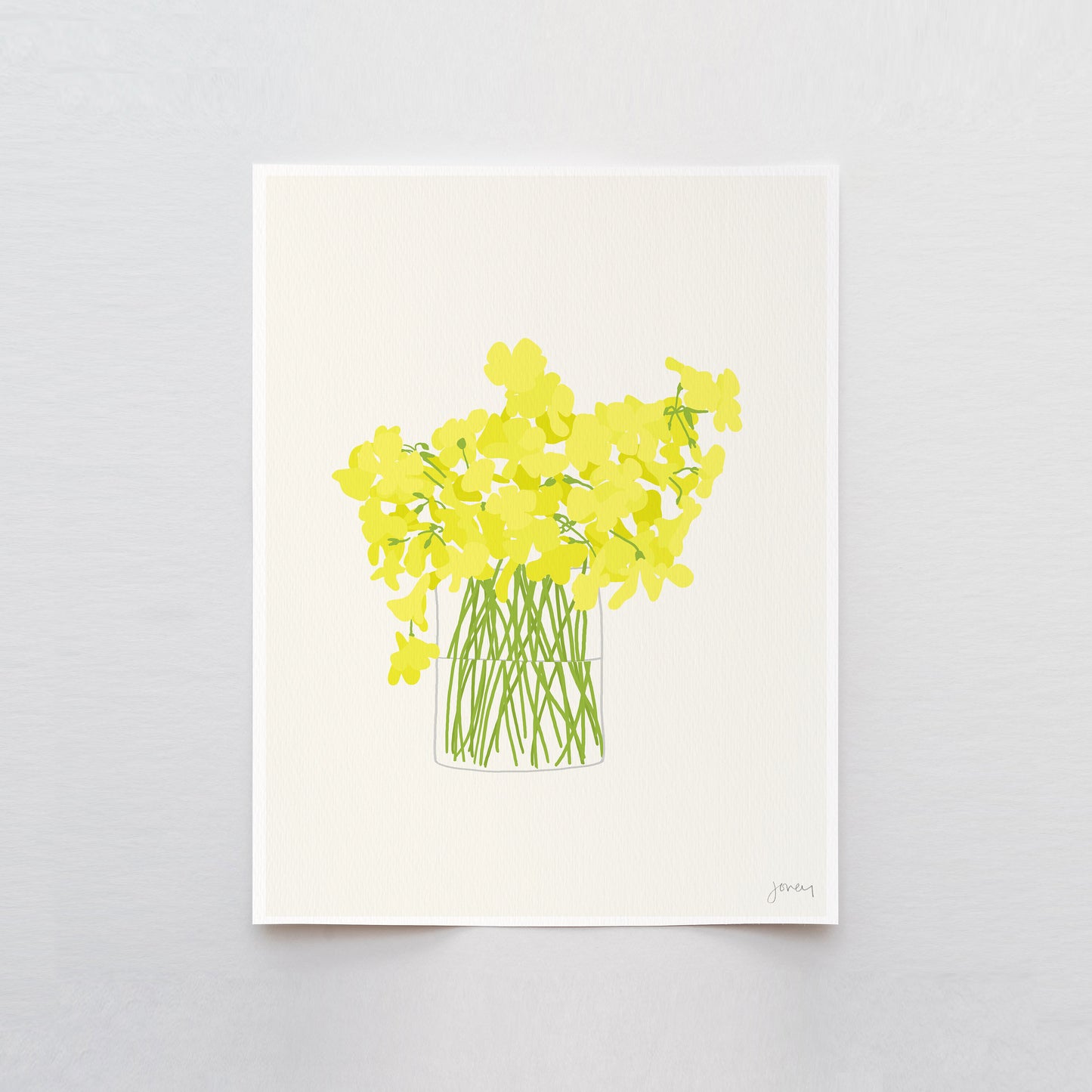 Oxalis Sour Grass Still Life Art Print - Unframed or Framed - 130314