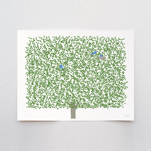 Summer Maple Landscape Art Print - UnFramed or Framed - 250326