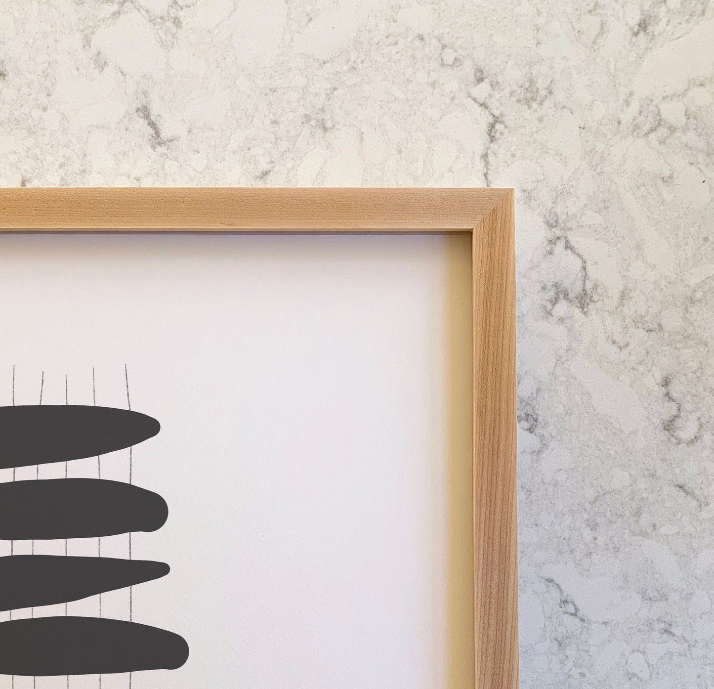 Calming Abstract Art Print - Unframed or Framed - 190716