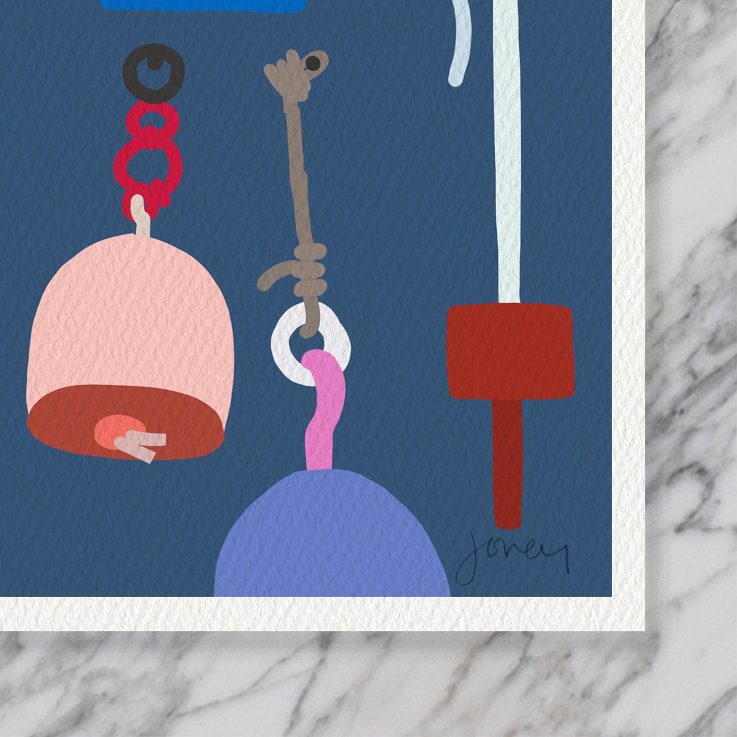 Lobster Buoys Landscape Art Print - Unframed or Framed - 211111