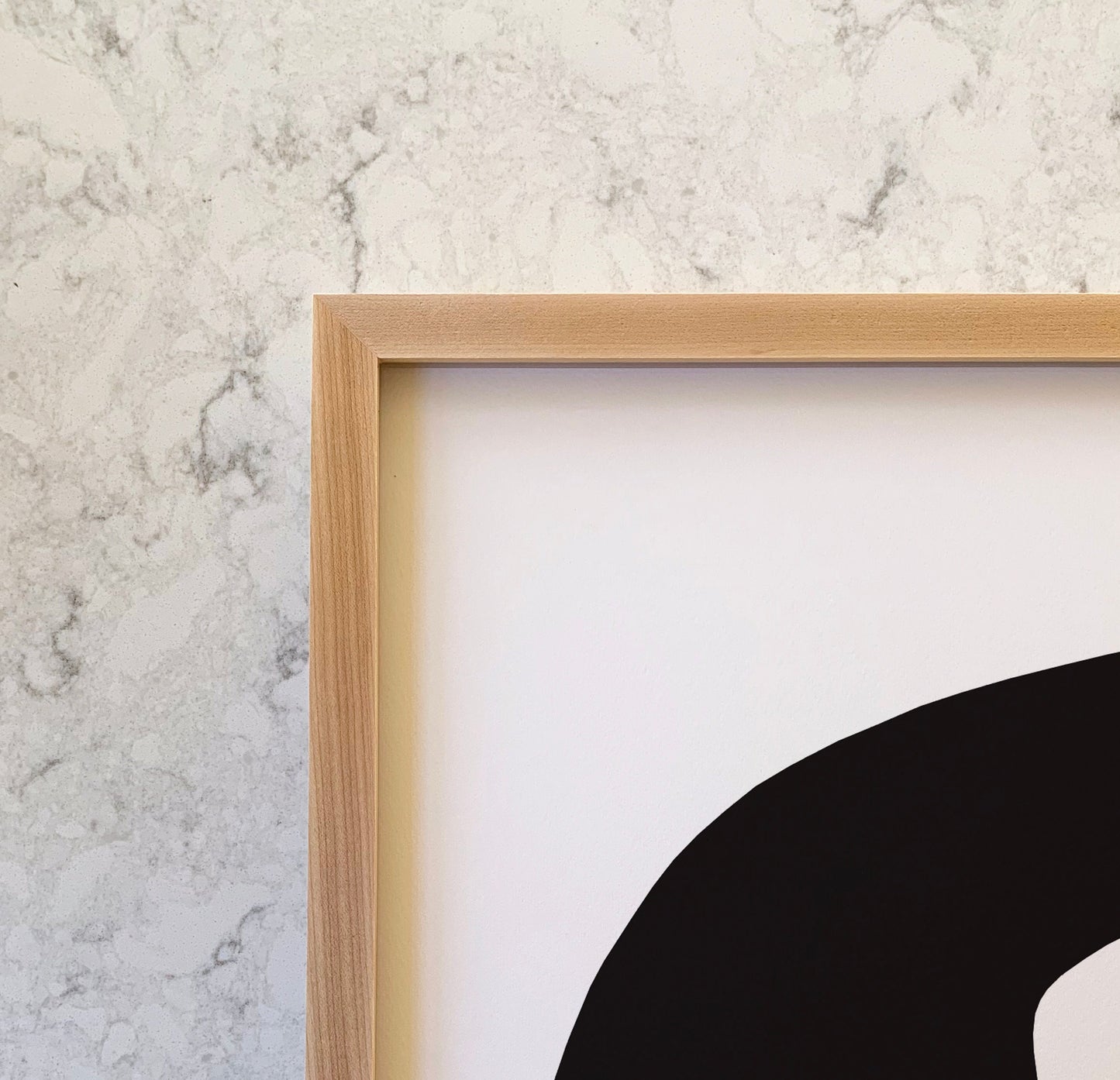 Black and White Abstract Art Print - Unframed or Framed - 200624