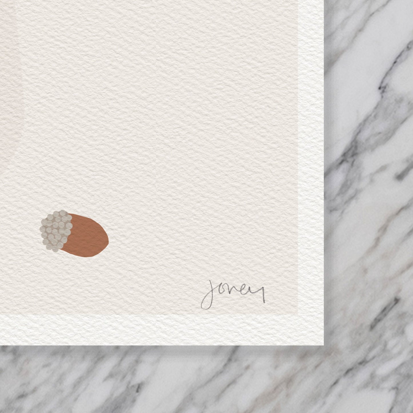 Oak Leaves in Vase Art Print - Unframed or Framed - Botanical Home Decor - 221108