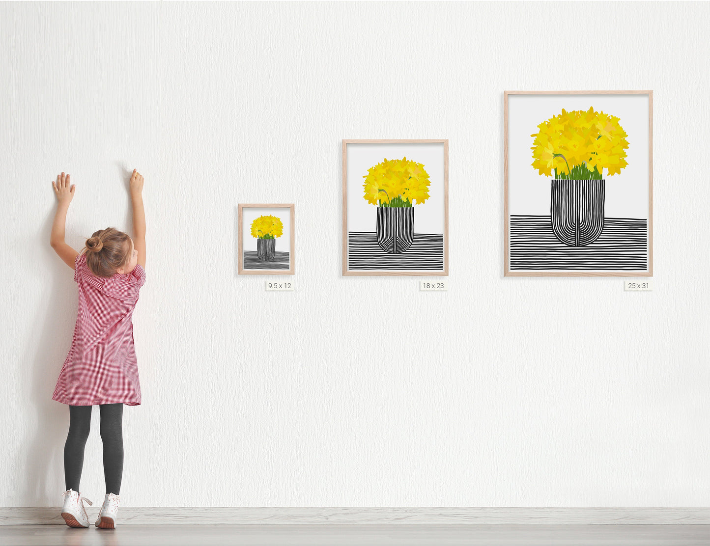 Daffodil Life Art Print - Unframed or Framed - 220205