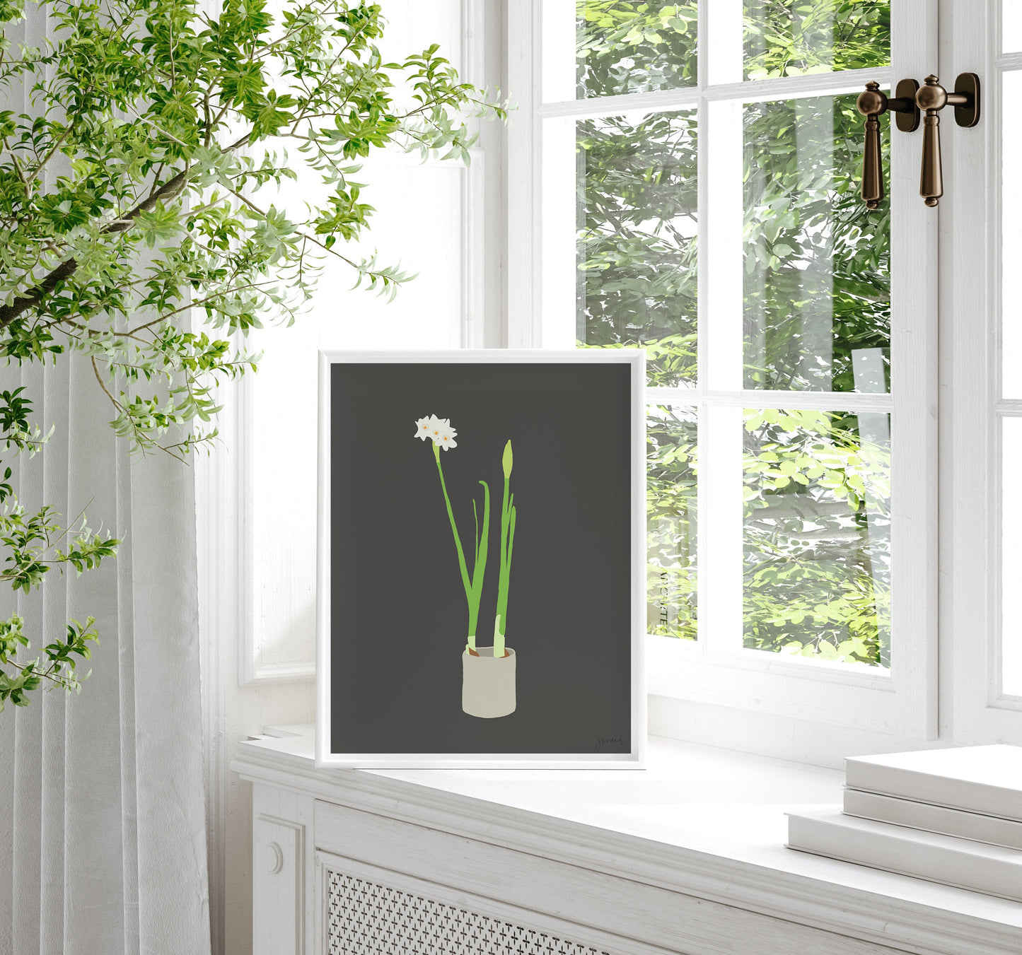 Narcissus Still Life Art Print - Unframed or Framed - 121213