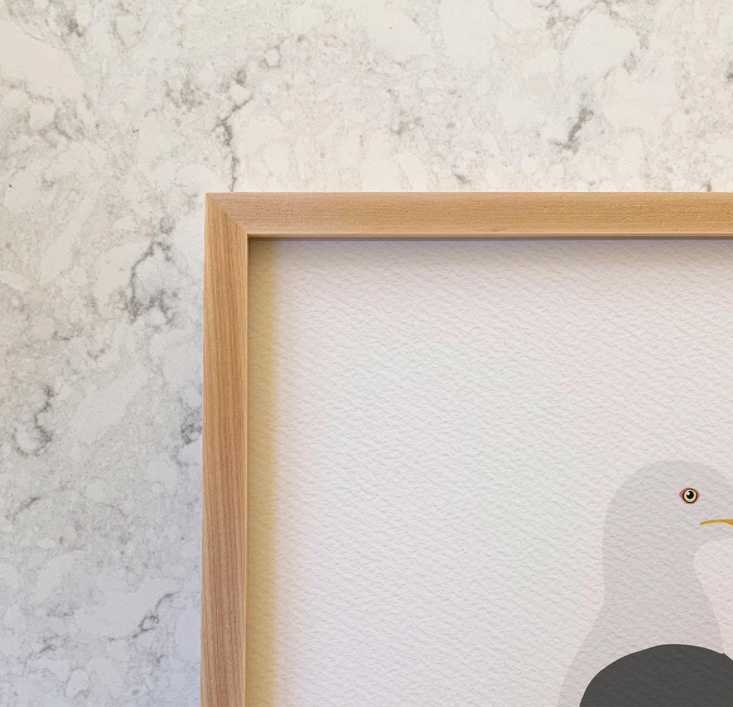 Wading Seagull Art Print - Unframed or Framed - 250907