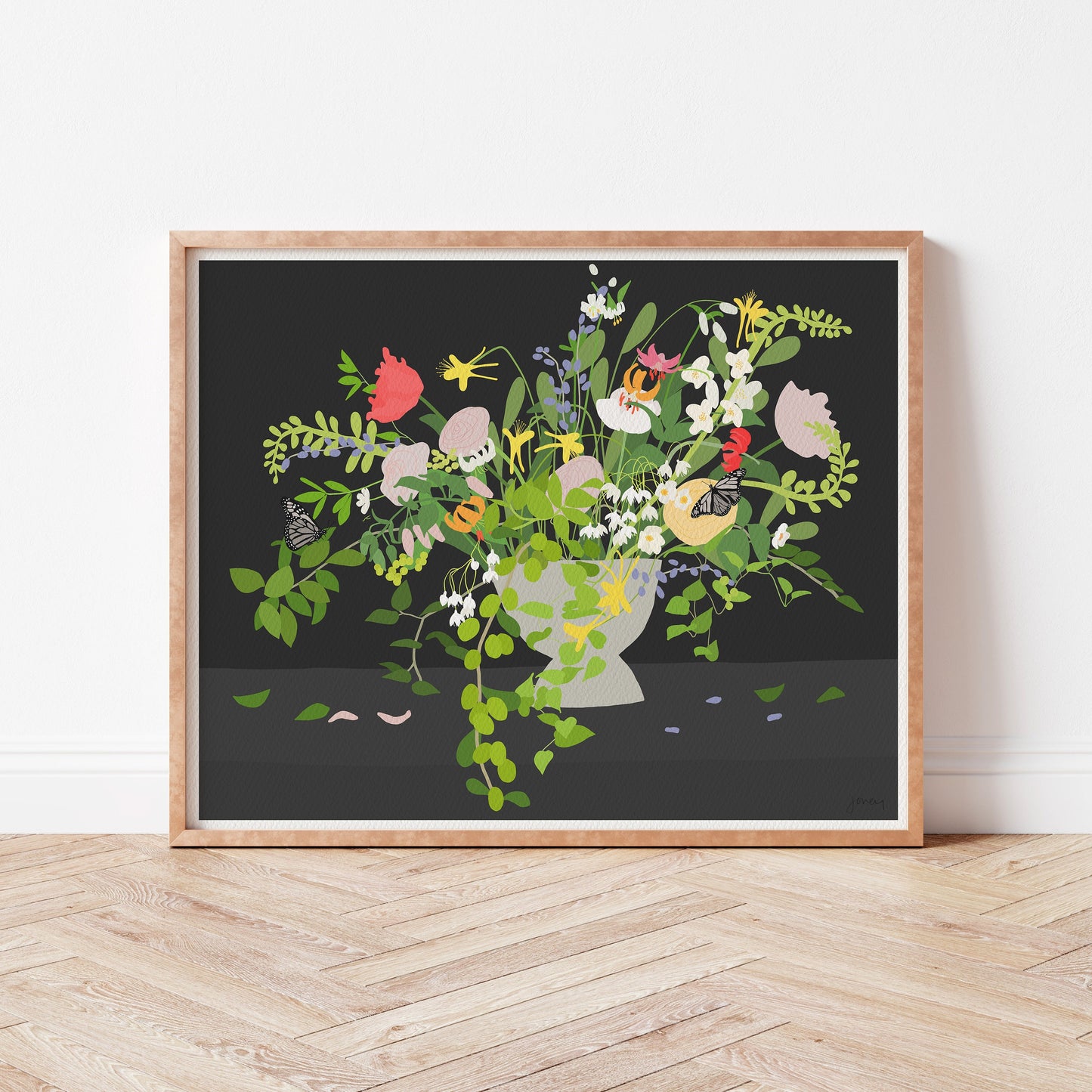 Tulip Abstract Still Life Art Print - Unframed or Framed - 200110