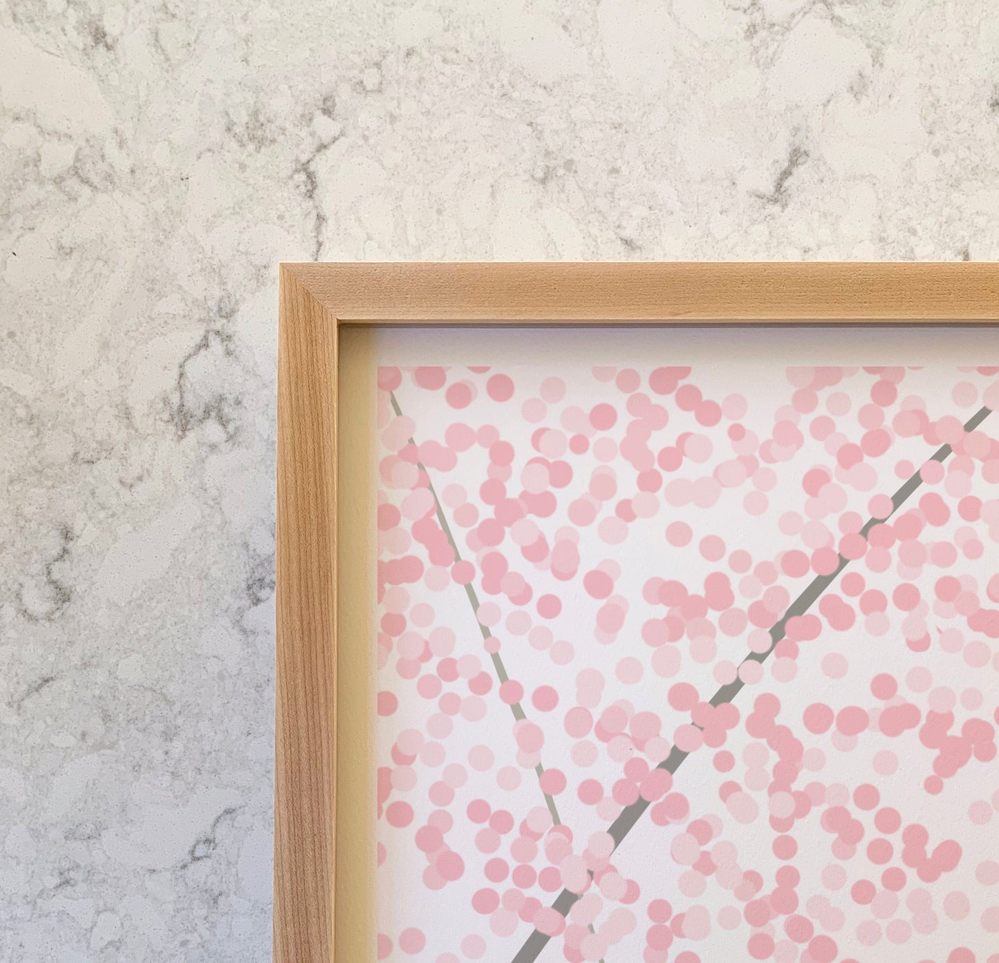 Cherry Blossom Tree with Girl Swinging Art Print - Unframed or Framed - 230416