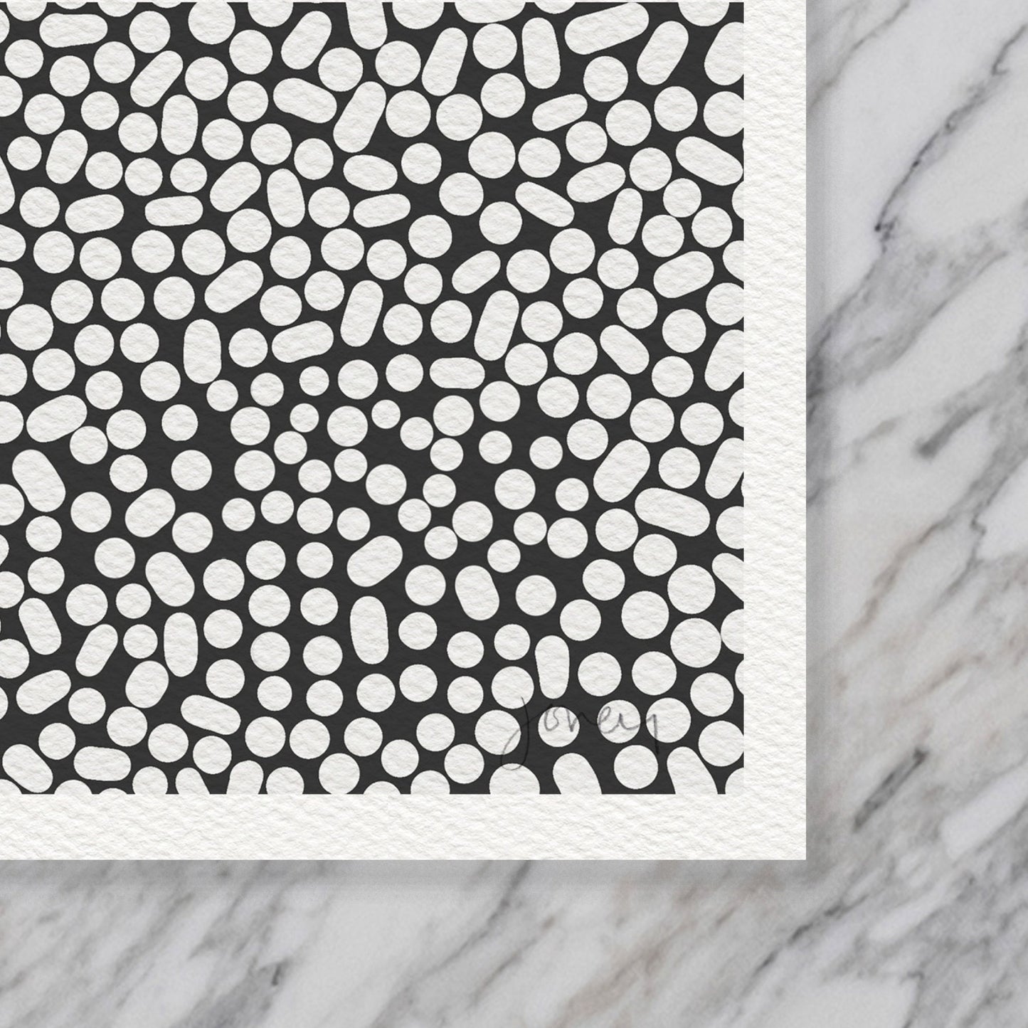 Abstract Agapanthus Still Life Art Print - Unframed or Framed - 220121