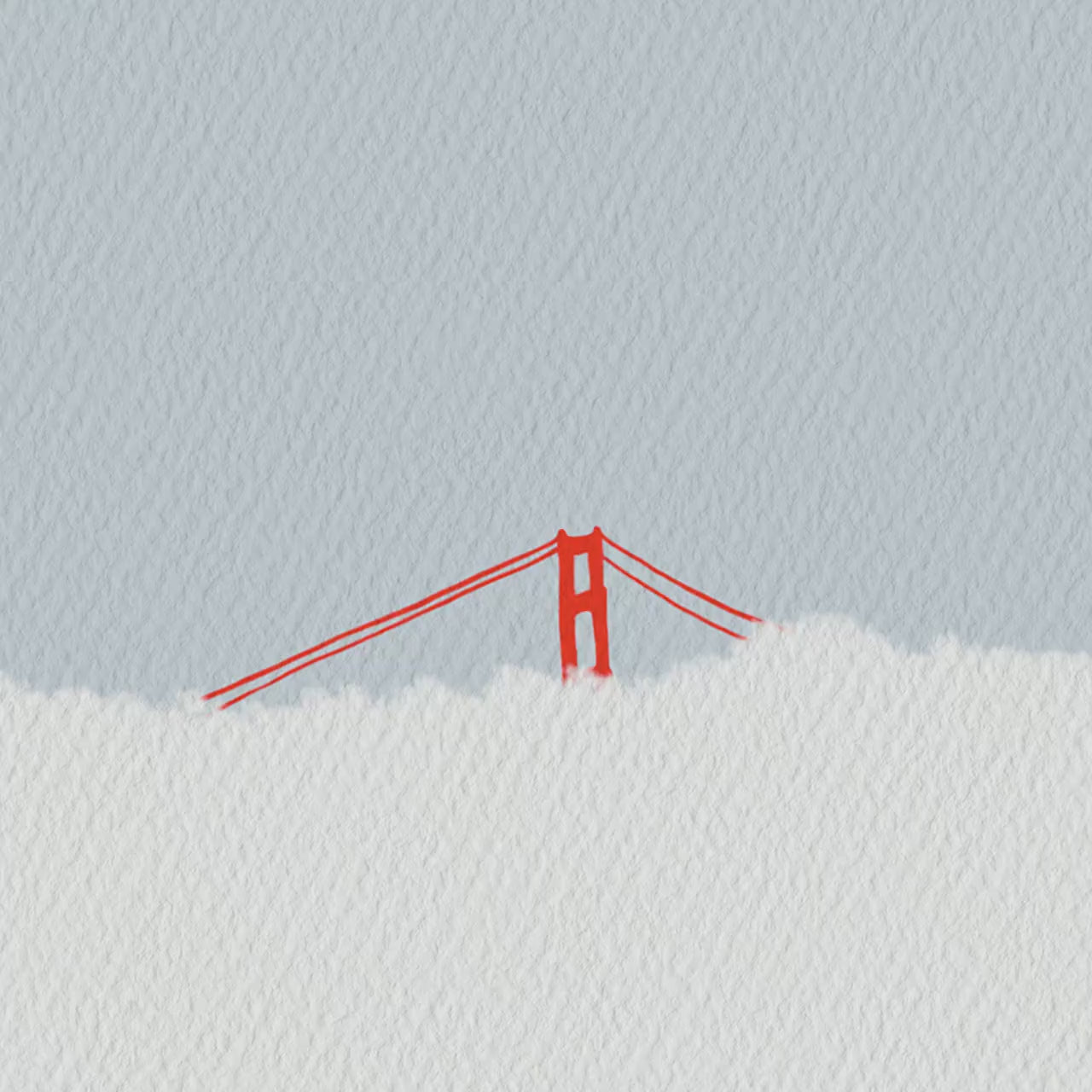 Golden Gate Bridge Landscape Art Print - Signed by Jorey Hurley